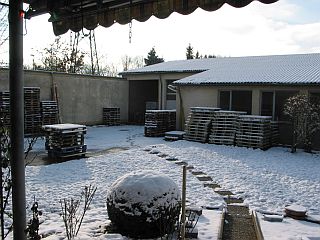 Hof im Winter