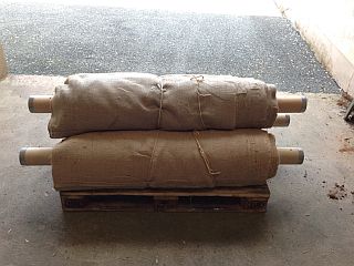 Jute auf Rollen